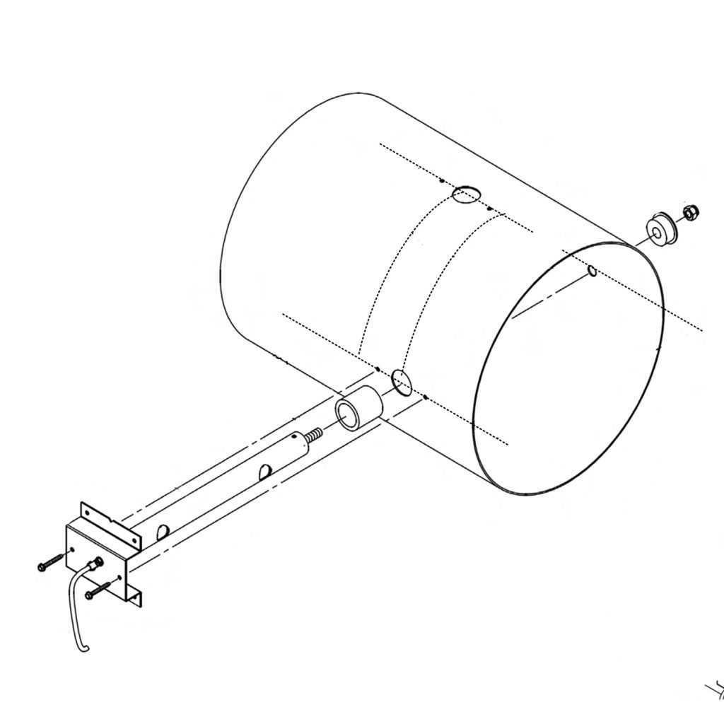 IAT-DI Probe Round Duct Installation